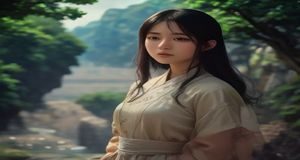 原千岁粉丝同人插画——水彩风格的原千岁与星空场景创作